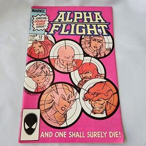 Marvel Alpha Flight #12 Comic Book Special Double Sized Issue July 1984